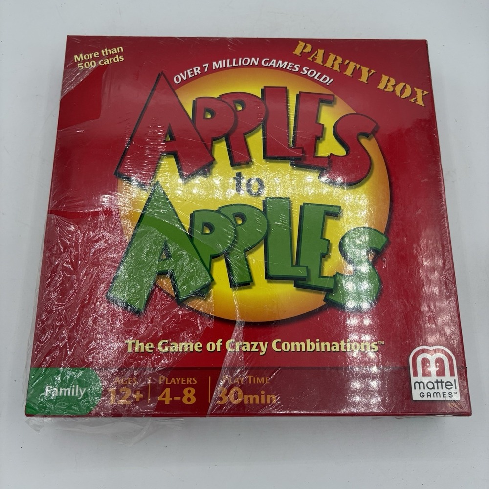 Mattel Apples to Apples Party Box Crazy Combinations Card Game New